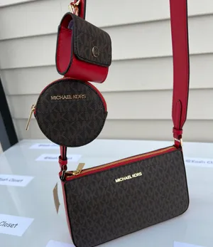 MK Jet Set Travel SM Crossbody With Tech Attach -Flame thumbnail 1