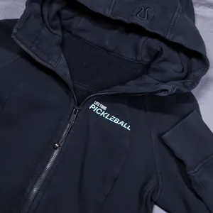 Lululemon Scuba Full Zip Hoodie Womens 8 Black Life Time Pickleball Athletic Top thumbnail 3