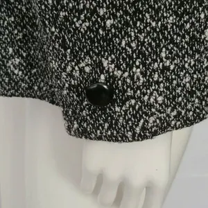 Bill Burns New York Wool Blend Jacket Blazer black Marled Pockets Button Sz 10‎ thumbnail 4