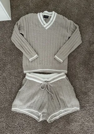 Kittenish Taupe Lounge Set thumbnail 1