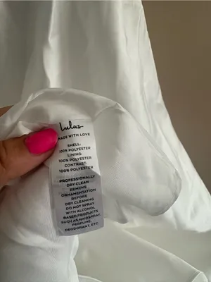 Lulus Khalida White Satin Pleated Strapless Gown Size Medium Bridal Wedding thumbnail 10