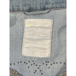 Aeropostale Women's Jean Denim Distressed Jacket Size XL SKU 5342 thumbnail 4