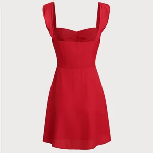 Rihoas Red Sweetheart Neck Slip Mini Dress thumbnail 6