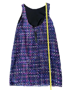 ALICE TRIXIE Women's 100% Silk‎ Casual Satin Summer Resort Shift Dress Size M thumbnail 7