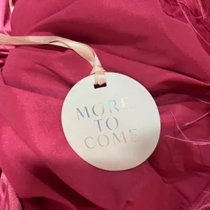 Nwt- More To Come Cierra Strapless Hot Pink Dress M thumbnail 4
