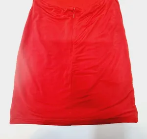 Superdown Davey Strappy Back Dress in Red XS thumbnail 8