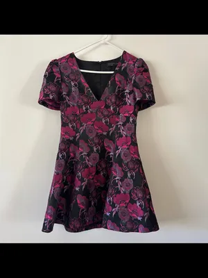 Revolve x House of Harlow 1960 Pink Floral Amara Floral Cocktail Dress Size S thumbnail 4