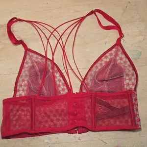 Victoria's Secret Scarlet Mesh Bralette thumbnail 5