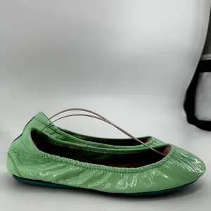 Tieks Mint Patent Full-Grain Leather Ballet Flats Split Sole Packable Mint 9 thumbnail 3