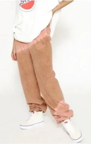 Revolve Boys Lie Pamela Inside Out Sweatpants Brown, Pink NWOT thumbnail 1