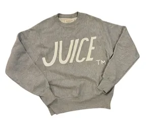 Juice Project Unisex Graphic Sweatshirt Gray Pullover Size S Casual thumbnail 1