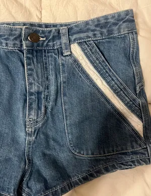 Free People Jean Shorts thumbnail 2