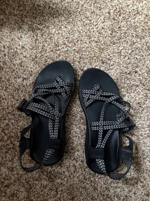Chaco Women’s Sandals 8 Black White thumbnail 2