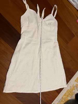 Hollister White Eyelet Spaghetti Strap Sundress thumbnail 7