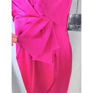 Nanette Lepore Pink Sleeveless‎ V Neck Cocktail Dress Date Night Office Siren 8 thumbnail 6