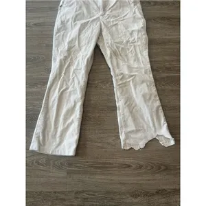Levi’s Premium Math Club Flare Corduroy Pants Womens Size 29 Cream Y2K Boho thumbnail 2