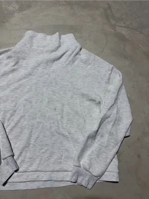 Varley Light Gray Turtleneck Sweatshirt Betsy LW double face medium thumbnail 3