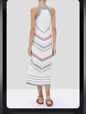 Nwot Alexis Allia Knit Dress was $396 crochet boho party revolve summer maxi thumbnail 3