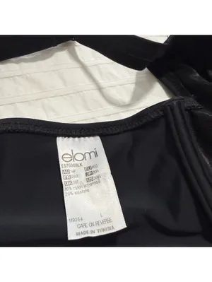 Elomi 36G Essentials Underwire Swim Bikini Bra Top ES7500 Black thumbnail 4