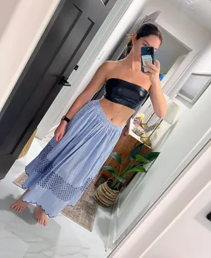 Nasty Gal Snakeskin Top thumbnail 1