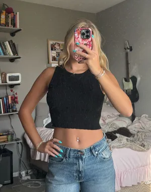 Ribbed ZARA Top thumbnail 1