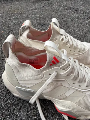 Adidas White Gray Athletic Sneakers Women’s 7.5 thumbnail 3