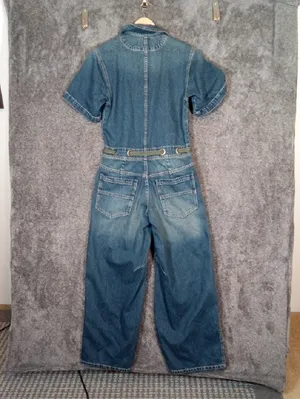 We The Free Edison Coverall Wide Leg Belted Button Streetwear Boho Western XS thumbnail 6