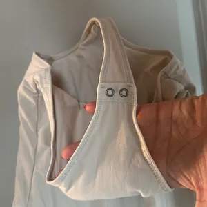 Abercrombie & Fitch Cream Sleeveless Bodysuit thumbnail 2