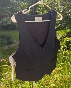 Aritzia Wilfred Heather Grey Tank Vest thumbnail 1
