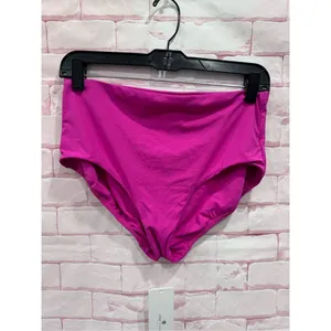 Crz yoga swim bikini bottoms size medium hibiscus‎ purple thumbnail 2