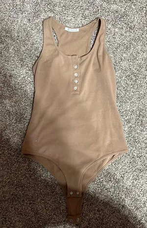 Cute Reoria Bodysuit Brown Size M thumbnail 1