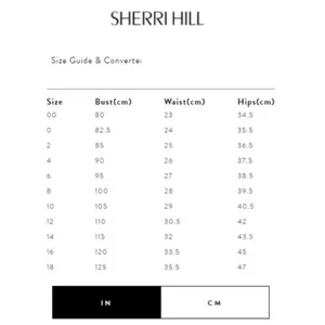Sherri Hill 51573 Ivory Metallic Lace Ball Gown Off Shoulder Sweetheart Sz 00 thumbnail 3