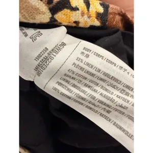 Abercrombie & Fitch Women Dress MT Brown Floral Linen Blend Square Neck Mini thumbnail 5