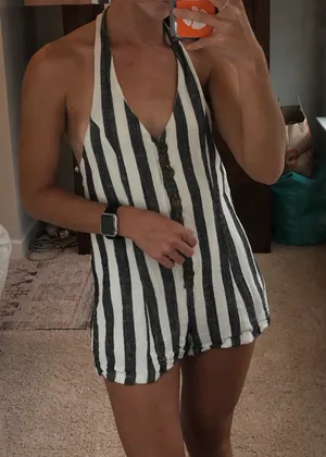 Striped romper Size XS thumbnail 2