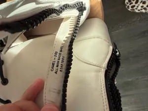 White Leather Camel 203 Demonias thumbnail 4