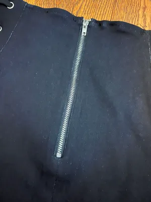 Black Denim Skirt thumbnail 4