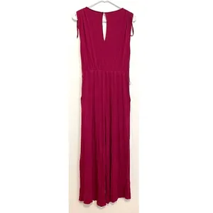MOULINETTE SOEURS ANTHROPOLOGIE ANTHRO Alisande Jumpsuit Pink Crop Ankle NO BELT thumbnail 14