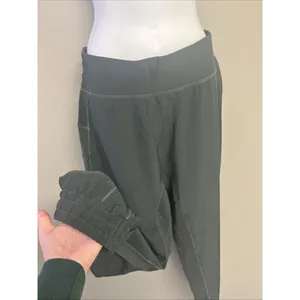 Halara Women’s Dark Green Pull-on high Waist Elastic Waistband Joggers- XL thumbnail 5