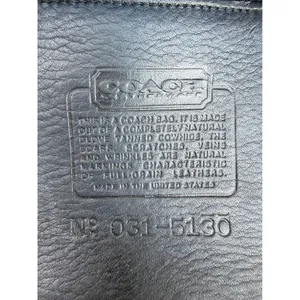 Coach Vintage Broadway Satchel Navy Blue Speedy Leather thumbnail 8