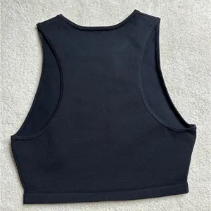 Babaton: Black High Neck Knit Crop Top thumbnail 2