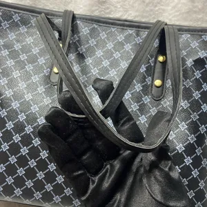 Stylish Black and Gray Tote Bag thumbnail 3