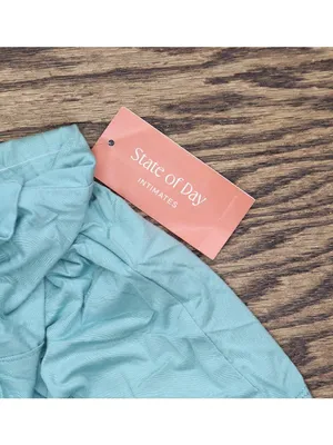 NWT State of Day Womens 2-Pc. Fluid Knit Pajamas Set Canton Blue XS thumbnail 8