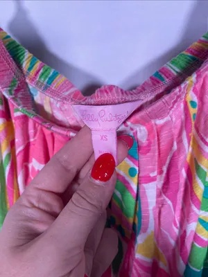 Lilly Pulitzer Womens Marlisa Maxi Dress Strapless Pink Xs thumbnail 3