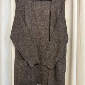Lucky Brand Marbled Brown Long Cardigan thumbnail 3