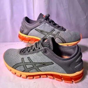 ASICS Men's Athletic Shoes in Gray and Orange thumbnail 1