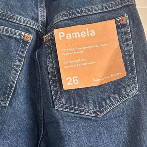 Reformation Pamela Ultra High Rise Straight Leg Jeans Wallis Wash Size 26 NWT thumbnail 6