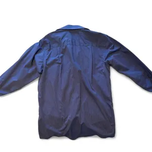 Men's Blue Pinstripe Spread Collar Dress Shirt thumbnail 2