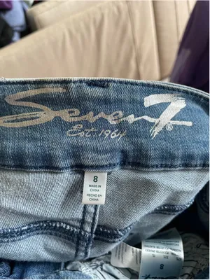 Women's Seven7 Light Blue Boot Cut Jeans Size 8 thumbnail 3