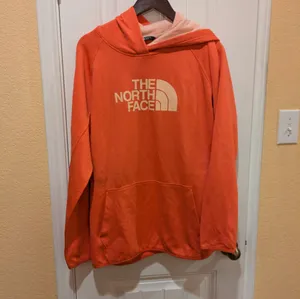 North Face Hoodie Pink Salmon Women’s size XXL thumbnail 4