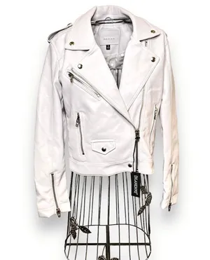 BLANKNYC | Pure Motivation Vegan Leather Moto Jacket w/ Quilting Stitch Small thumbnail 5